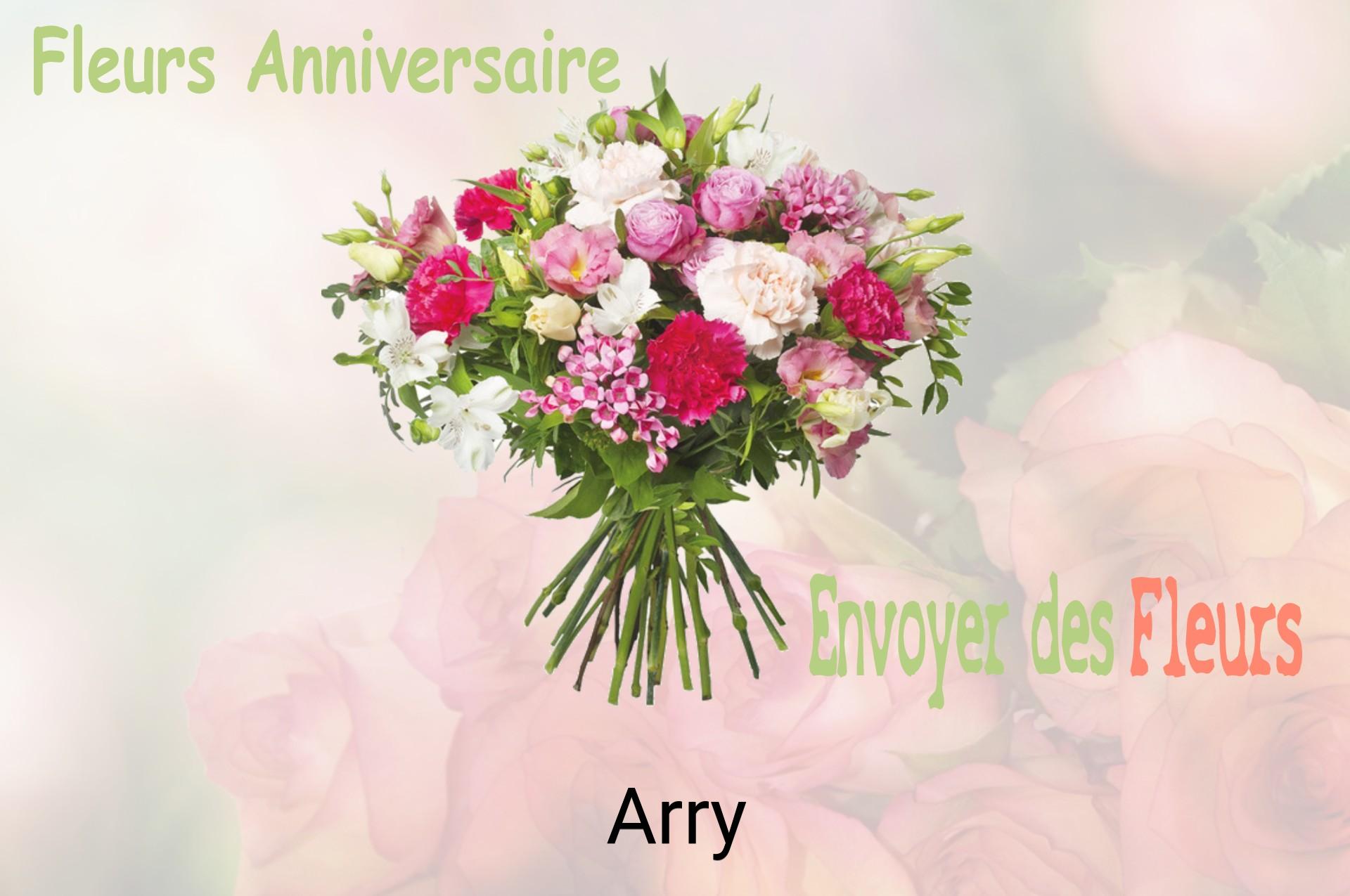 Bouquet de fleurs d’anniversaire livré à Arry